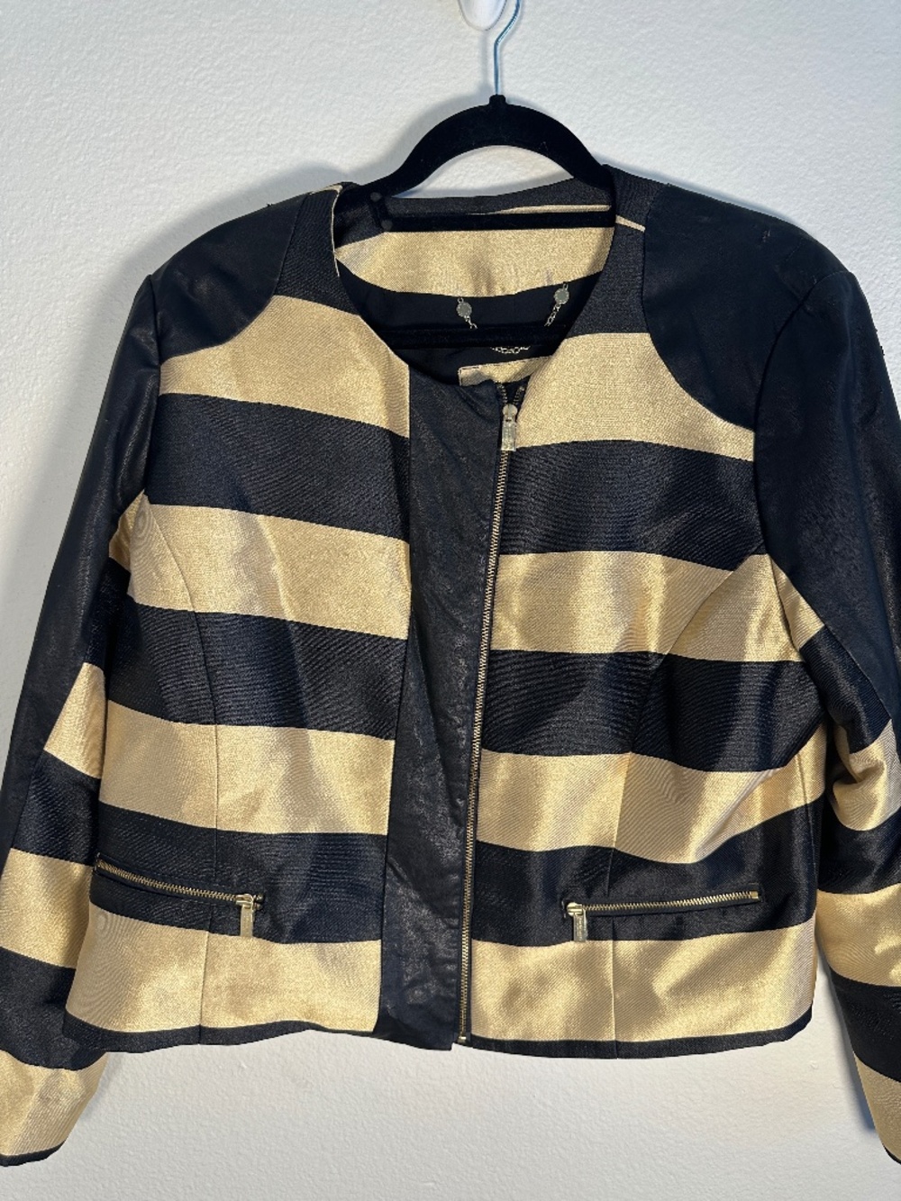 Chico Black Label Jacket Gold and Black stripe